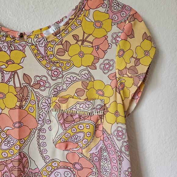 Floral Sheer Top Medium - Picture 3 of 7